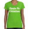 Women's V-Neck Fine Jersey Tee Thumbnail