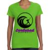 Women's V-Neck Fine Jersey Tee Thumbnail