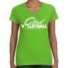 Women's V-Neck Fine Jersey Tee Thumbnail